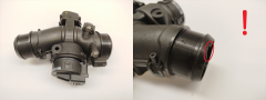 Throttle Body Valve 1,6 hdi 9660030480 0345E4 Peugeot Citroen 5104