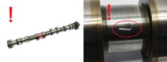 Camshaft 0801FN  V759025180 1.4 1.6 VTI Citroen Peugeot Mini
