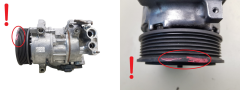 Air Con Compressor/Pump 9675655880 9675659880 Denso 1.2 THP Citroen Peugeot
