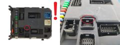 Controller BSI X01-00 9666951980 22661F01 PSA Valeo 1511