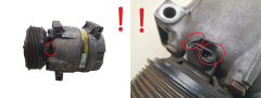 Air Con Compressor/Pump 8200200671 1135514 Delphi 2.5 dci Renault Master 2 