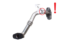 Turbine Pipe 151985418R 1.5 Blue dCi Renault Dacia 0km