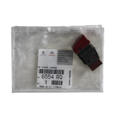 Hazard Light Switch Original Peugeot 6554RQ 6554.RQ