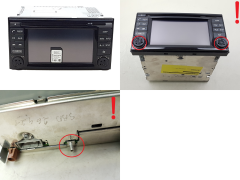 Navigation Radio Nissan Juke 25915BV80A 259204EA0B Bosch