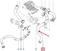 Air Hose New Original 8200599534 Renault