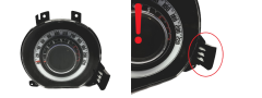Speedometer/Instrument Cluster Fiat 500 7356951370 07356951830