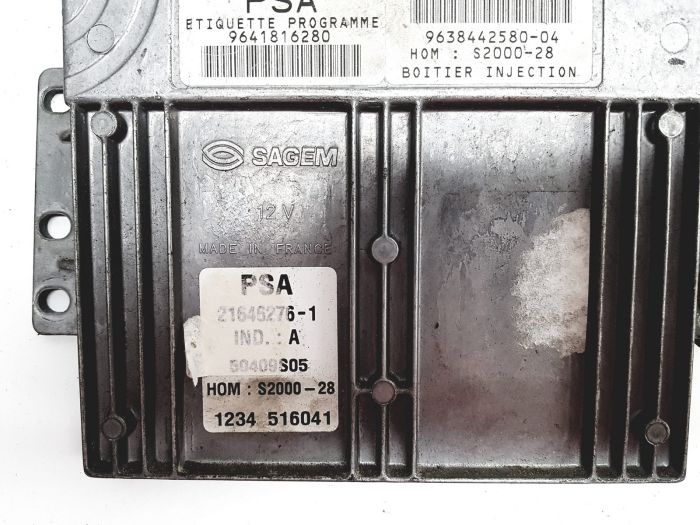 Controller 9641816280 9638442580-04 21646276-1 PSA Sagem