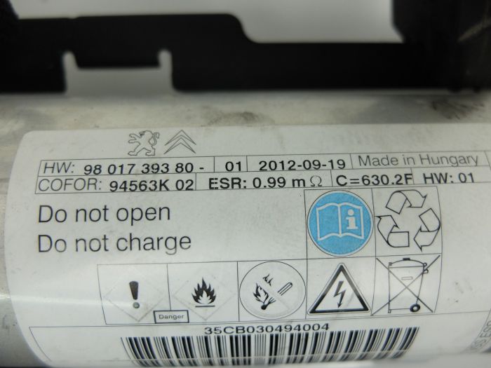 Controller Start Stop 9678342280 9801739380 Citroen Peugeot