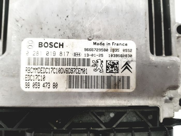 Controller 0281019817 9805947380 9666729580 PSA Bosch 17164