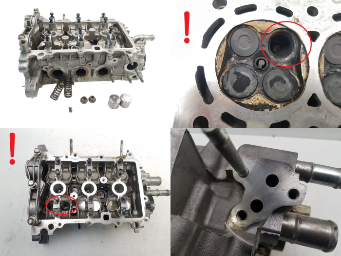 Cylinder Head 1.0 VVti 1KR742 EGR Toyota IQ 11101-40031