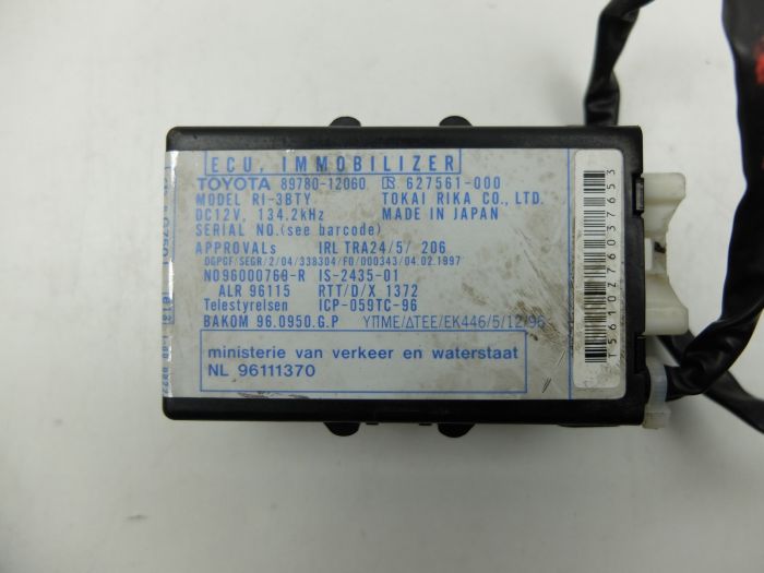 Controller Immo 89780-12060 RI-3BTY Toyota Corolla - used