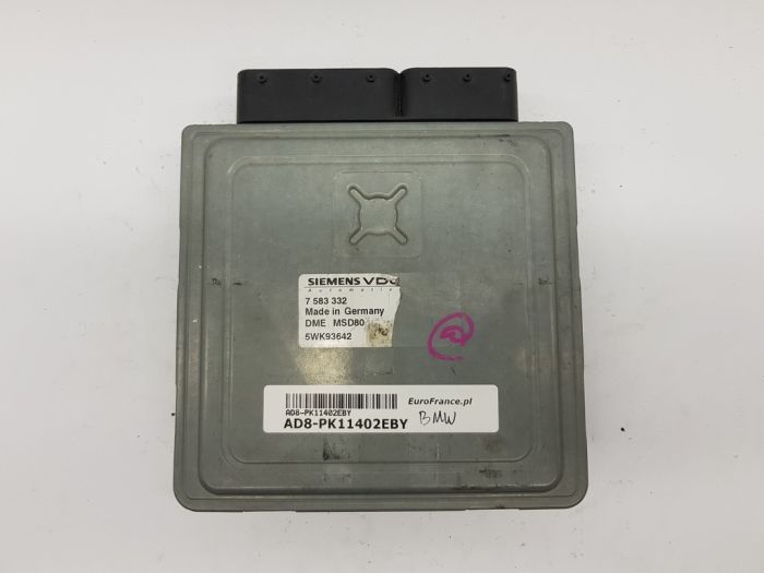 Engine Controller BMW 7583332 5WK93642 - used | Eurofrance24.com