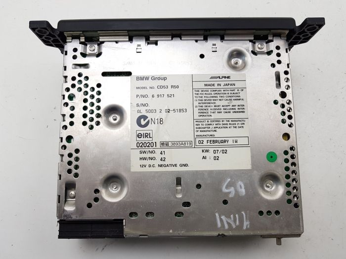 BMW CDデッキ CD53 R50 BMW Mini Cooper CD player, Mini CD53 car stereo Mini R50