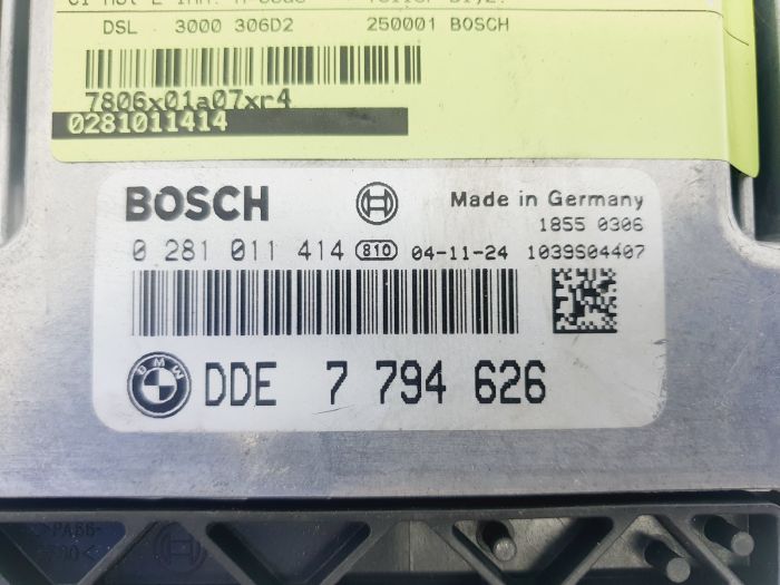 その他 DICE3110 Controller DDE7794626 0281011414 BMW Bosch - used