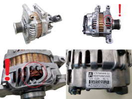 Alternator 5705KQ V757695680 02 A005TG0881 Mitsubishi