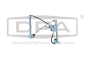 Window Regulator For Skoda 1U0837461B 88370364602 DPA