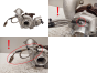 Turbocharger GTD1244VZ 9804119380 PSA 1.6 eHDI 1.5 TDCi 40602 km