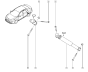 Shock Absorber New Original Rear Renault Fluence 562100325R 
