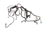 Engine Wiring System 2,0 16v F4R770 Renault Megane 2 8200293048
