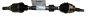Drive Shaft Left New Original 391012329R Renault