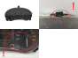 Speedometer/Instrument Cluster Expert Scudo Jumpy 1401107680 PSA Fiat 1060
