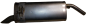 Exhaust Muffler New Original 9818337780 Citroen Peugeot