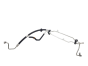 Power Steering Cable 497203241R Dacia Lodgy 1.5 dci 0km  