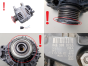 Alternator 045903023A Bosch 0124515022 120A VW AG