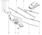 Wiper Blade Right Original Renault Laguna III 288900004R