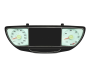Speedometer/Instrument Cluster 1499140080 Phedra C8 807 Ulysse PSA 44331