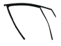 Door Window Seal Right Front Renault Captur 803309796R