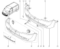 Plug Front Original Trafic II Primastar Vivaro 7701066114