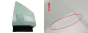 Door Window Front Right 7701470199 7700848397 Renault Megane Cabriolet