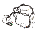 Engine Wiring System 9661443980 6569R7 1.4 16v KFU Peugeot 207