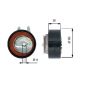 Belt Tensioner Original Citroen Peugeot 407 C5 2.7-3.0 HDI 9814121580