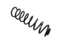 Suspension Spring Rear 8200276539 Renault Megane 2