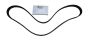 Alternator Belt Original 6PK 117202503R Renault