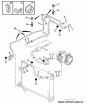 Air Conditioning Pipe Original Citroen C5 04-08 6460LP 9650885580