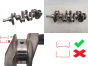 Crankshaft 430 0501K7 2.0 HDI 16v 2.0 TDCI Citroen Peugeot Ford