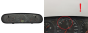 Speedometer/Instrument Cluster Citroen C5 9651481380 2586