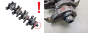 Rocker/ Tappet 090357 091433 1.1 8v Citroen C2 C3 Peugeot 206 207