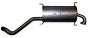 Exhaust Muffler New Original 1607286580 Citroen Peugeot