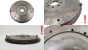 Flywheel 9637267710 0532K3 1.9 D DW8 Peugeot Citroen