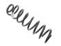 Suspension Spring Rear New Original Renault Megane 2 Scenic 2 8200376592