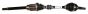 Drive Shaft Right New Original 391004PC0A Renault