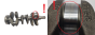 Crankshaft 122014121R 0574R 0.9TCE H4B408 Renault Dacia