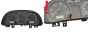 Speedometer/Instrument Cluster VW Golf MK4 Bora 1J0920806G 0263637003 48714