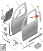 Door Trim Right Front Oryginał Citroen C3 Picasoo 98196289XT