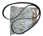 Alternator Belt Original  Citroen Peugeot 206 C3  6PK1705 5750VQ
