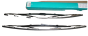 Wiper Blades Front Original  Citroen Peugeot 807 6423A2